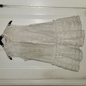 Endless Rose White Lace Mini Dress